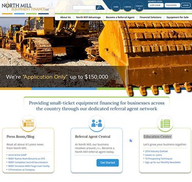 North Mill Financing Website Design